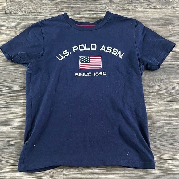 U.S. Polo Assn. Blue Short Sleeve Tee - Picture 1 of 4